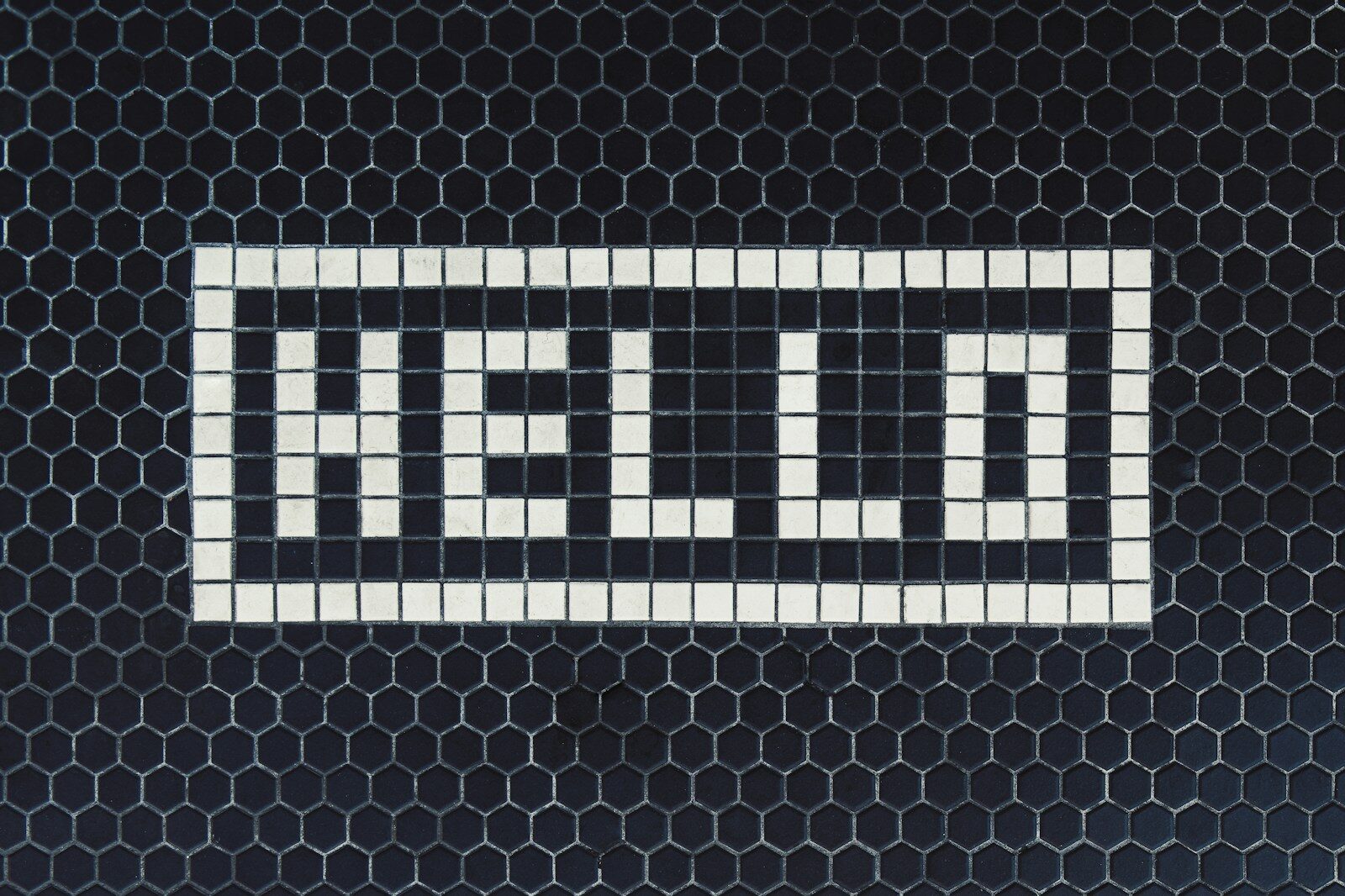 white and black checked pattern
